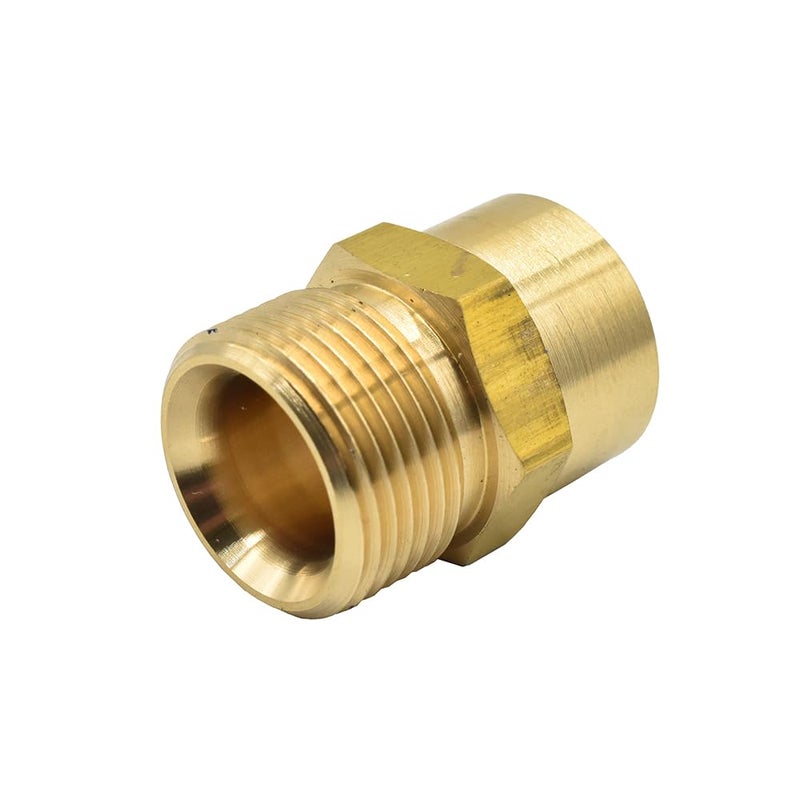 Interstate Pneumatics PW7150 Pressure Washer M22 x 1/4 inch FNPT Brass Adapter, 4000 PSI - Image 5